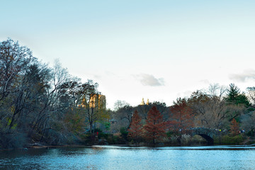 LAKE CENTRAL PARK NEW YORK USA 