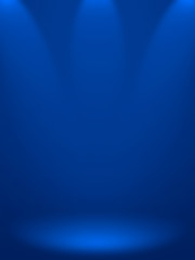 Fototapeta premium Abstract blue background for web design templates, valentine, christmas, product studio room and business report with smooth gradient color.