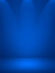 Abstract blue background for web design templates, valentine, christmas, product studio room and business report with smooth gradient color.
