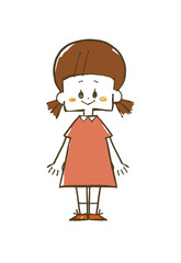 女の子-笑顔-全身