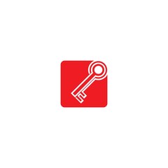 Key logo template vector icon design