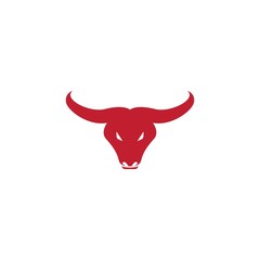 Bull logo template vector icon design