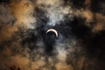 Obraz na płótnie Canvas Eclipse in the sky