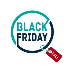 Black Friday sale banner. Black Friday sale banner vector design template for website, ad.