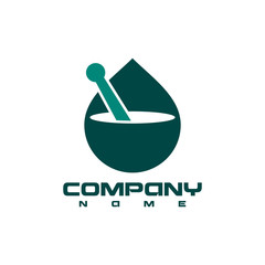 Pharmacy vector logo design. Health care and medical logotype.