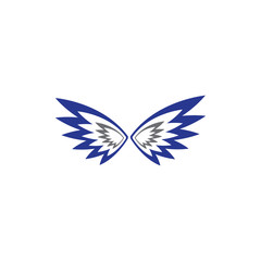 wings logo design and ilustration template.