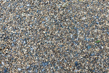 colorful small pebble and stone for background texture
