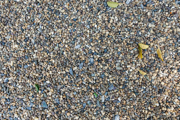 colorful small pebble and stone for background texture