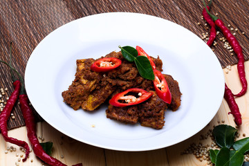 delicious rendang traditional food the best food