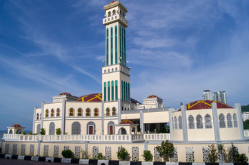 Obraz premium The Floating Mosque of Tanjung Bungah, Penang circa 2011.