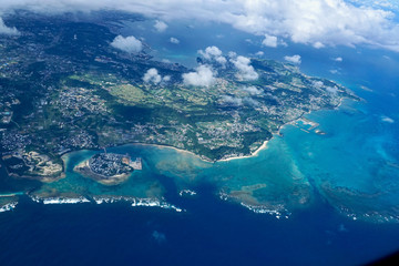 沖縄の航空写真