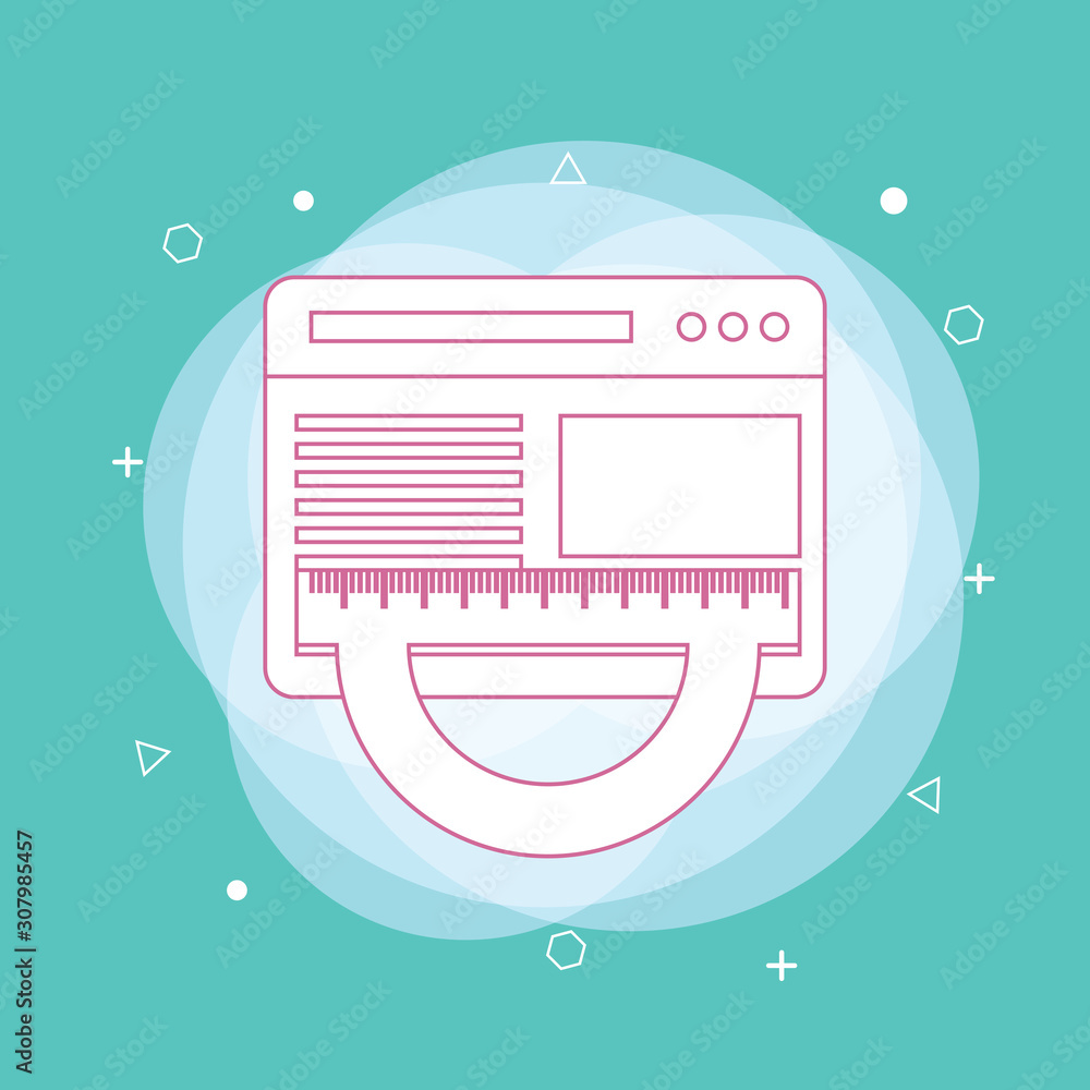 Poster vector illustration of adaptive & adjustable concept with 