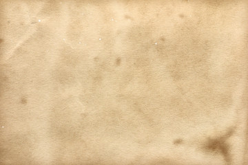 brown empty old vintage paper for background.