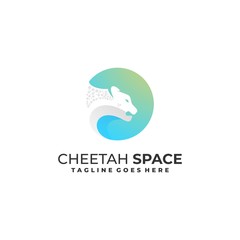 Cheetah Illustration Vector Template