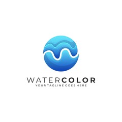Water Abstract Illustration Vector Template