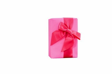 A gift box on a isolated white background.