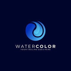 Water Abstract Illustration Vector Template