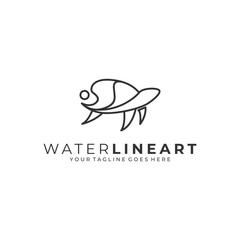 Water Abstract Illustration Vector Template