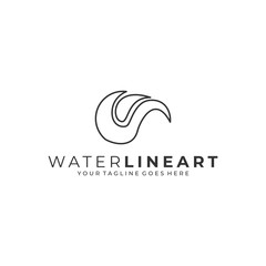 Water Abstract Illustration Vector Template