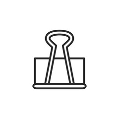 Binder Clip Icon Vector