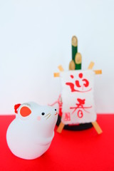 new year decoration in mouse