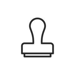 Obraz premium Stamp Icon Vector Illustration