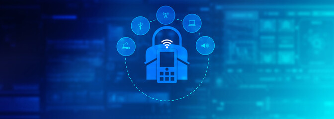 Digital Abstract technology background,2d illustration