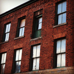 facade of an old building