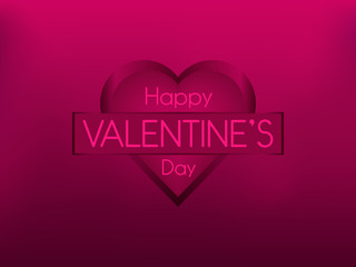 Happy valentines day pink background. Valentine's Day celebration with pink hearts for loved ones. Vector illustration eps10.