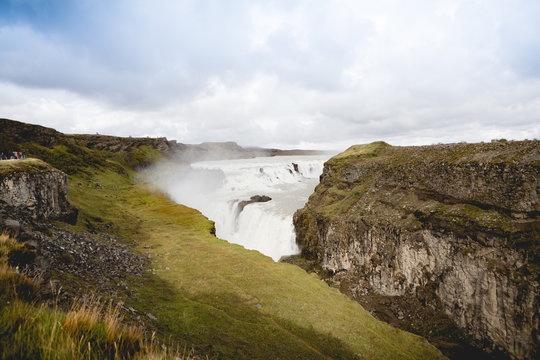 Iceland, waterfall 
