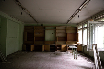 Abandoned building in Prypiat, Chernobyl
