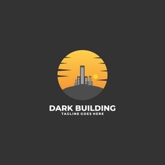 Buildings Illustration Vector Template