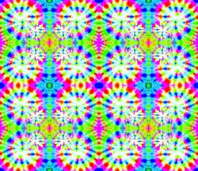 Abstract bright neon pattern. Seamless pattern