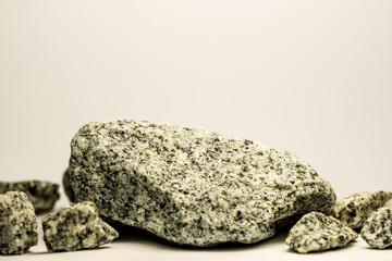 Diorite stones of the Baltic sea