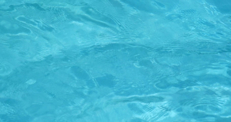 Swimming pool water wave in blue