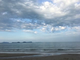 The beautiful beach in Thailand