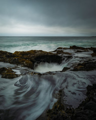 Image of Thors Well on the Oregon Coast.