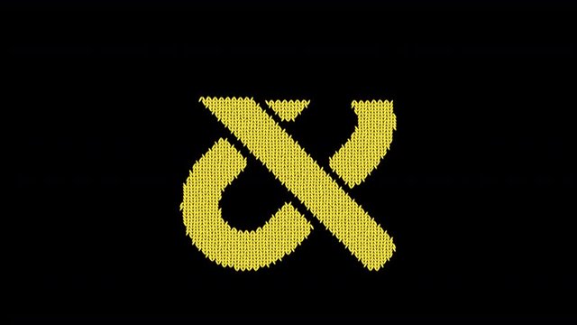 Symbol unlink is knitted from a woolen thread. Knit like a sweater