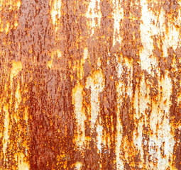 Rusty metal as an abstract background