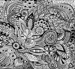 Vector abstract pattern page for antistress