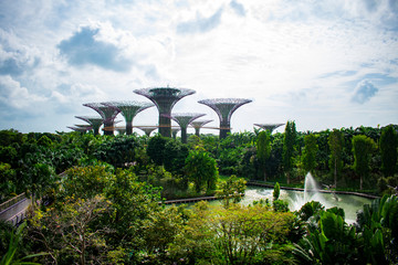 Singapore - January 8 2019: Singapore, the green city