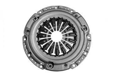 clutch basket on a white background