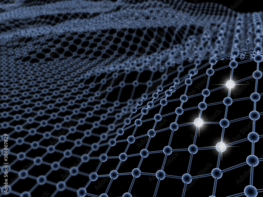 Poster 3d connection concept digital network,blockchain network technology graphic background