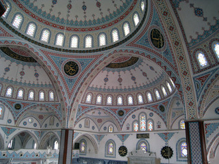 Fototapeta na wymiar interior of turkish mosque