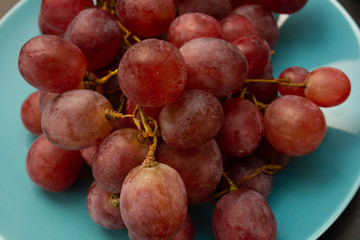 Red grape close-up