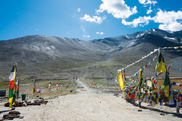 Himachal Pradesh, India - Sep 03 2019 - Kunzum Pass (Kunzum La) in Lahaul and Spiti, Himachal...