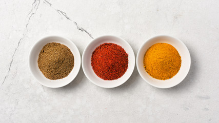 Bright spices for tasty cooking