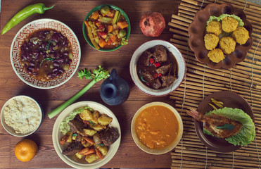 Chadian  assorted cuisine