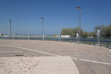 Pescara Seafront at Morning in Abruzzo, italy