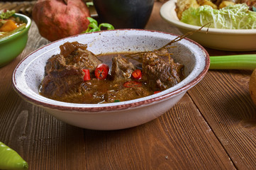 Chadian Bangaou  lamb stew